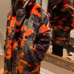 Faux Fur Warm Fuzzy Coat